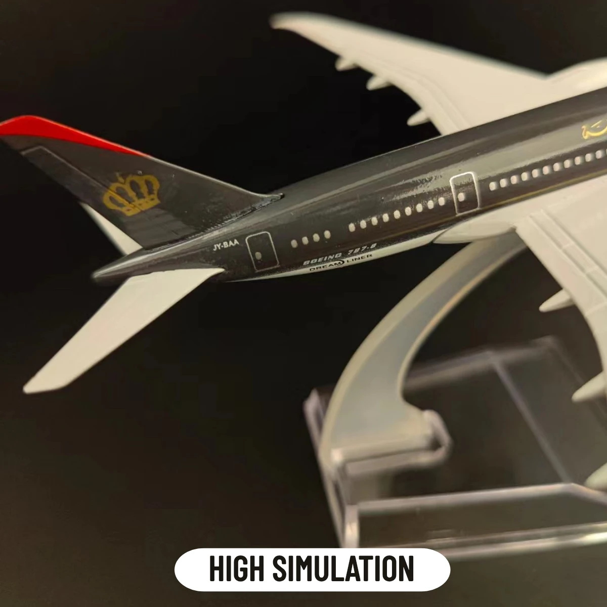 Scale 1:400 Metal Aircraft Replica Royal Jordanian B787 Airlines Boeing Airbus Airplane Diecast Model Aviation Miniature Boy Toy