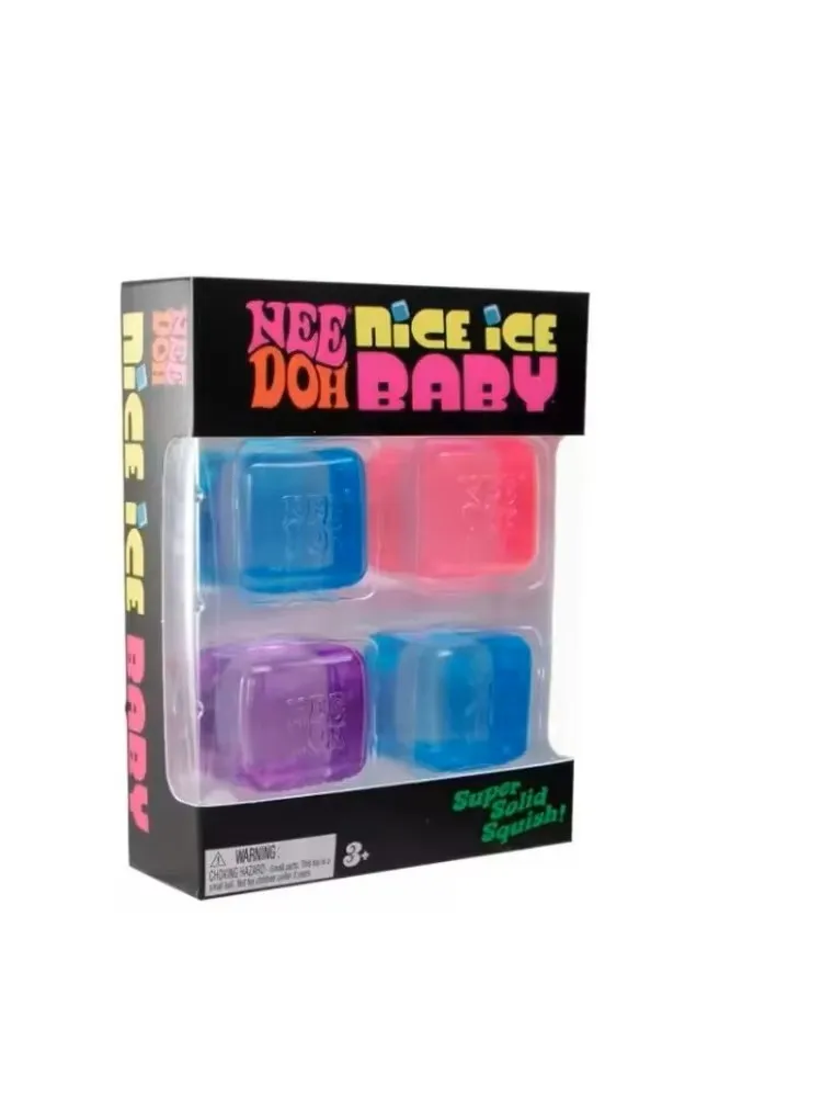 @Schylling Needoh Nice Cube Sensory Nice-Sicle Stress Relief Squishy Cube Anti-Anxiety Squeeze Object For Focus ADHD Population image 3