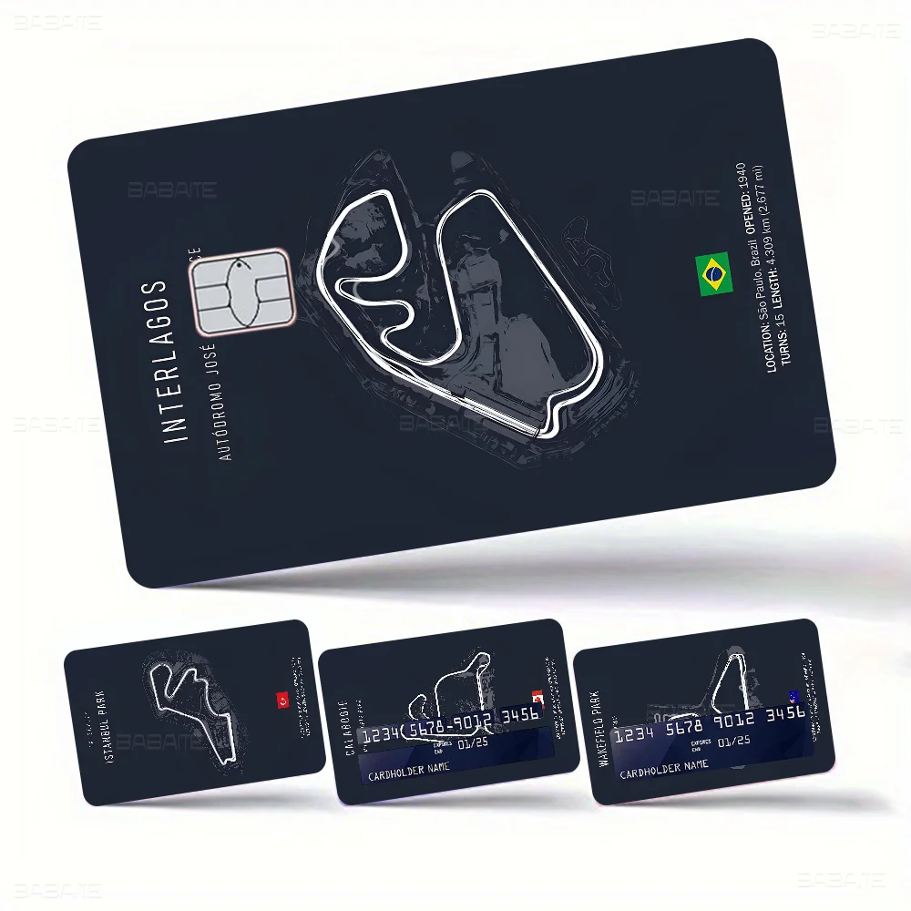 2023 F1 Imola Monaco Zandvoort Track Circuit Park Anime Spend Or Save Funny Shell On Off Ultra No Fade Cover For Credit Card