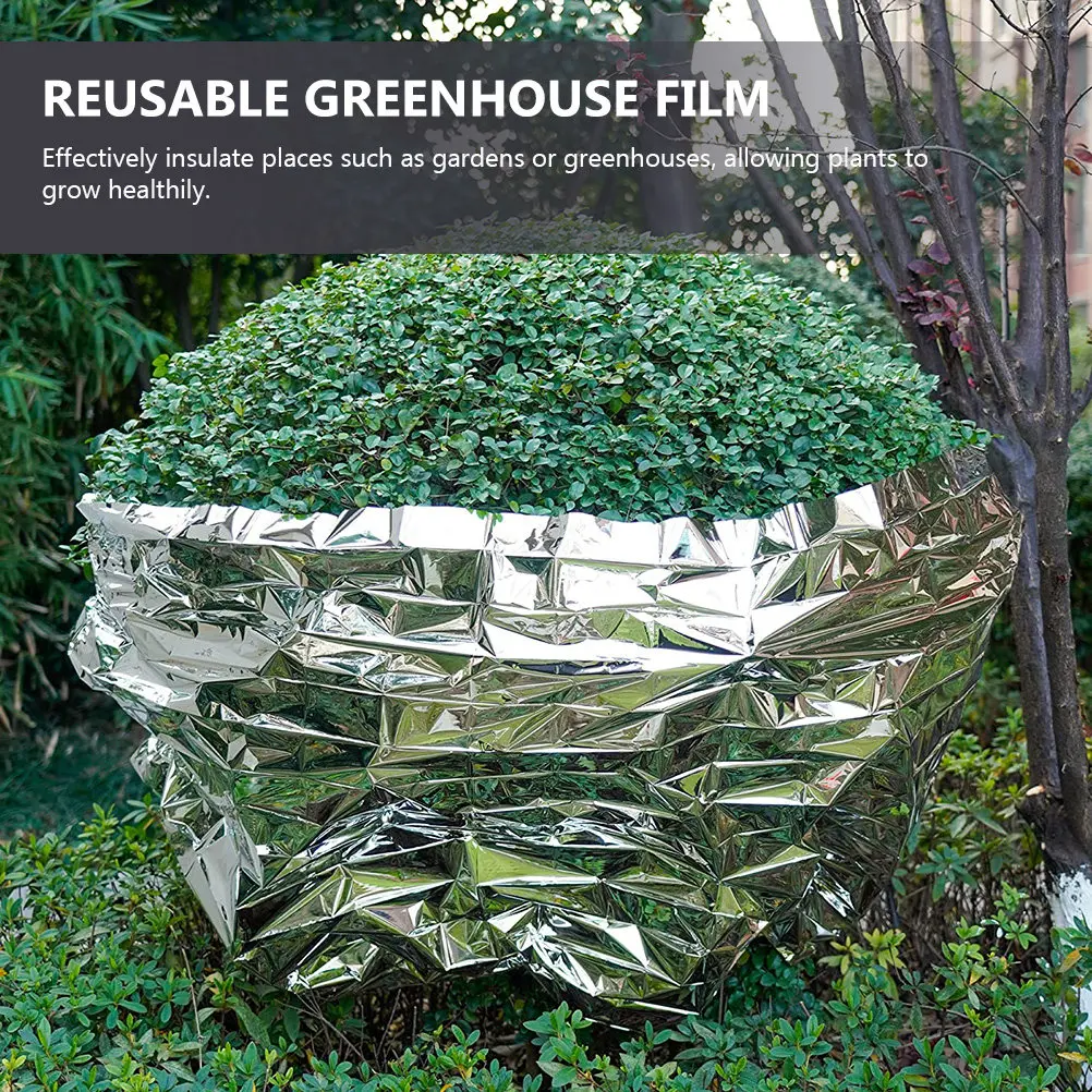 

Высокоотражающая складная портативная серебристая пленка для сада, для выращивания растений, для экстренного использования на открытом воздухе, отражающая фольга