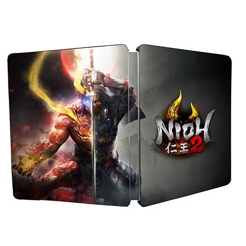 Nioh 2 Edición completa Steelbook ONi Fantasy Box (disco de juego no incluido)