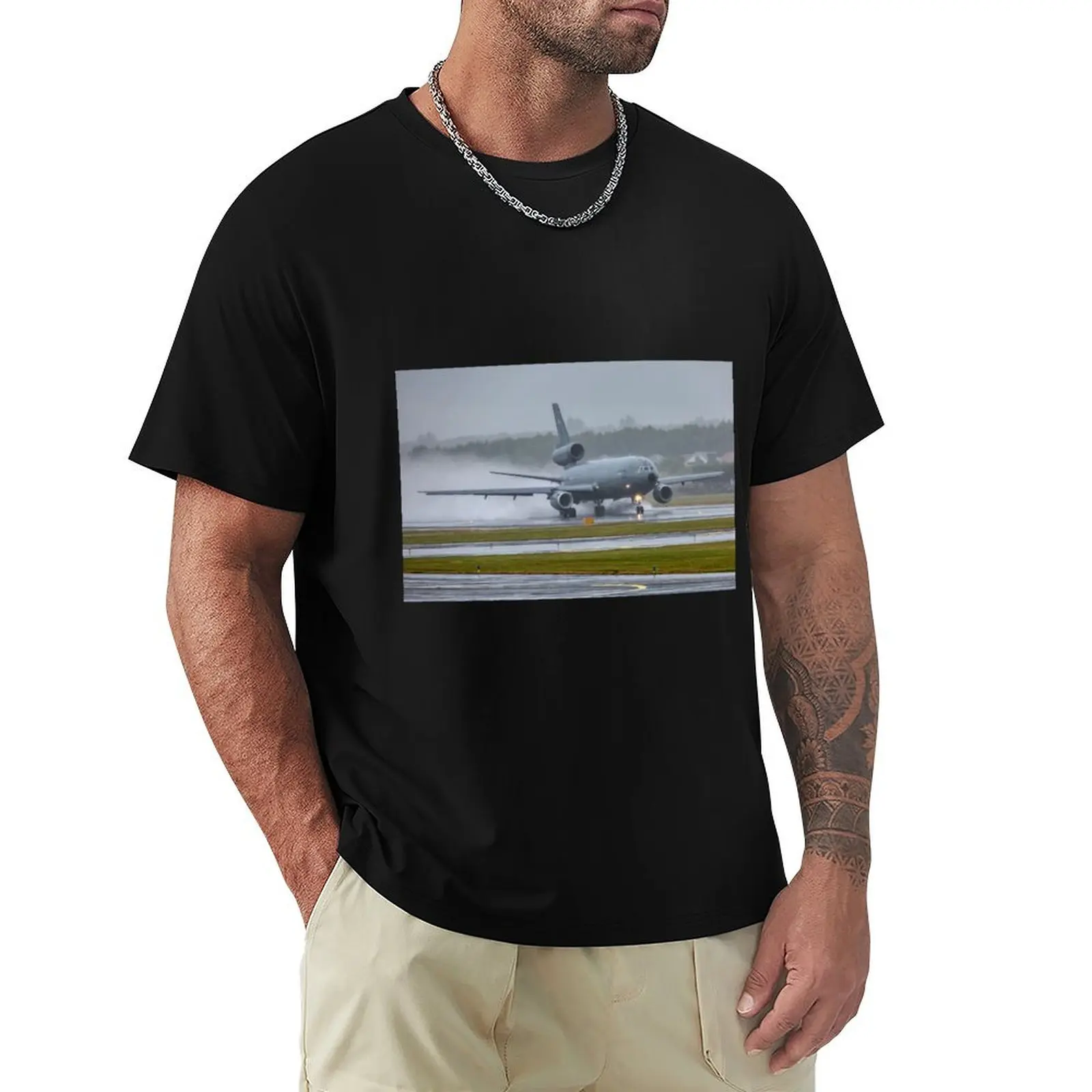 USAF McDonnell Douglas KC-10A Extender T-Shirt Large Size Casual Tee Shirt