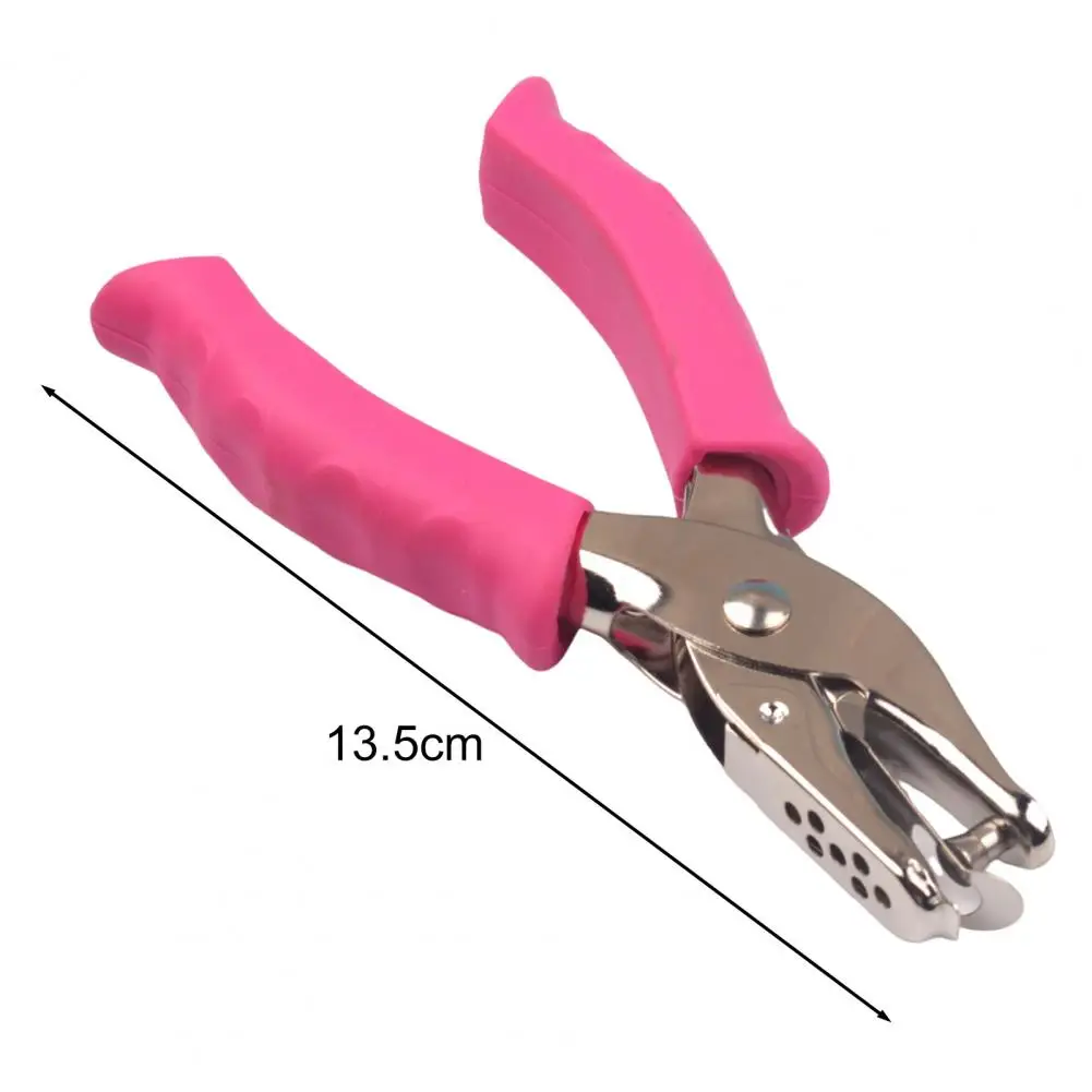 Красочный дырокол, компактный размер, дырокол для бумаги, красочный эргономичный дырокол на одно отверстие для детей и взрослых, компактная офисная бумага