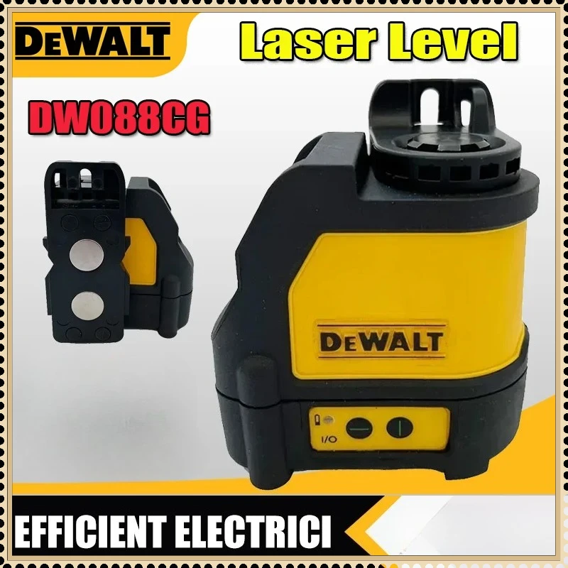 

DEWALT Laser Level DW088CG Indoor And Outdoor High-Precision 2-Lines Self Ieveling Green Beam Laser Level Power Tool