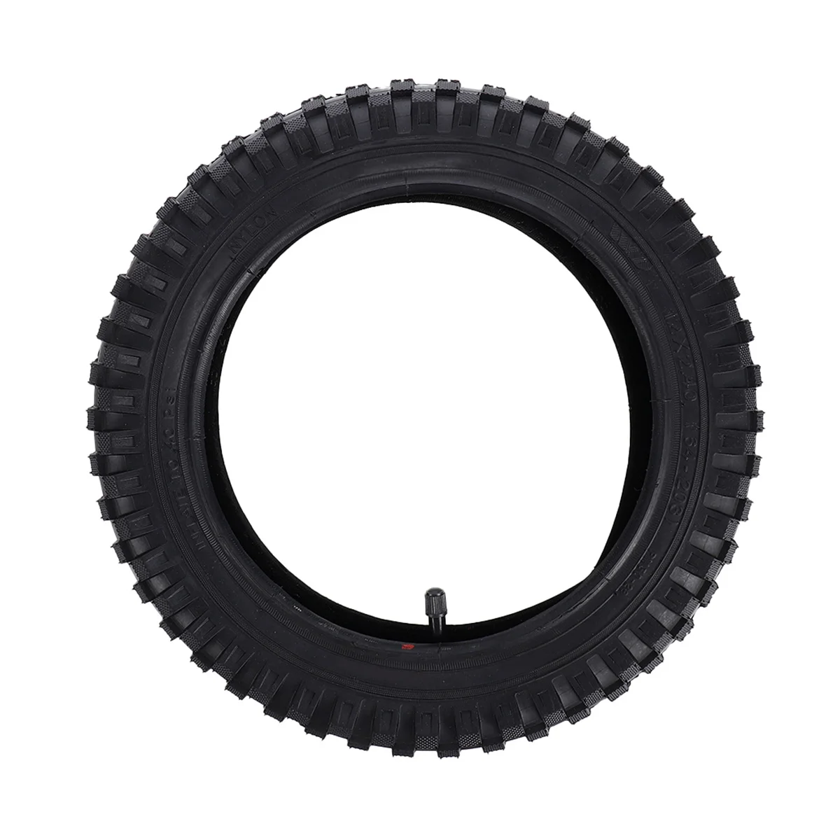 

Durable Mountain Bike Tire Cycling Tyre Replacement Aggressive Lugs Wear Resistant Tube Included Bike
