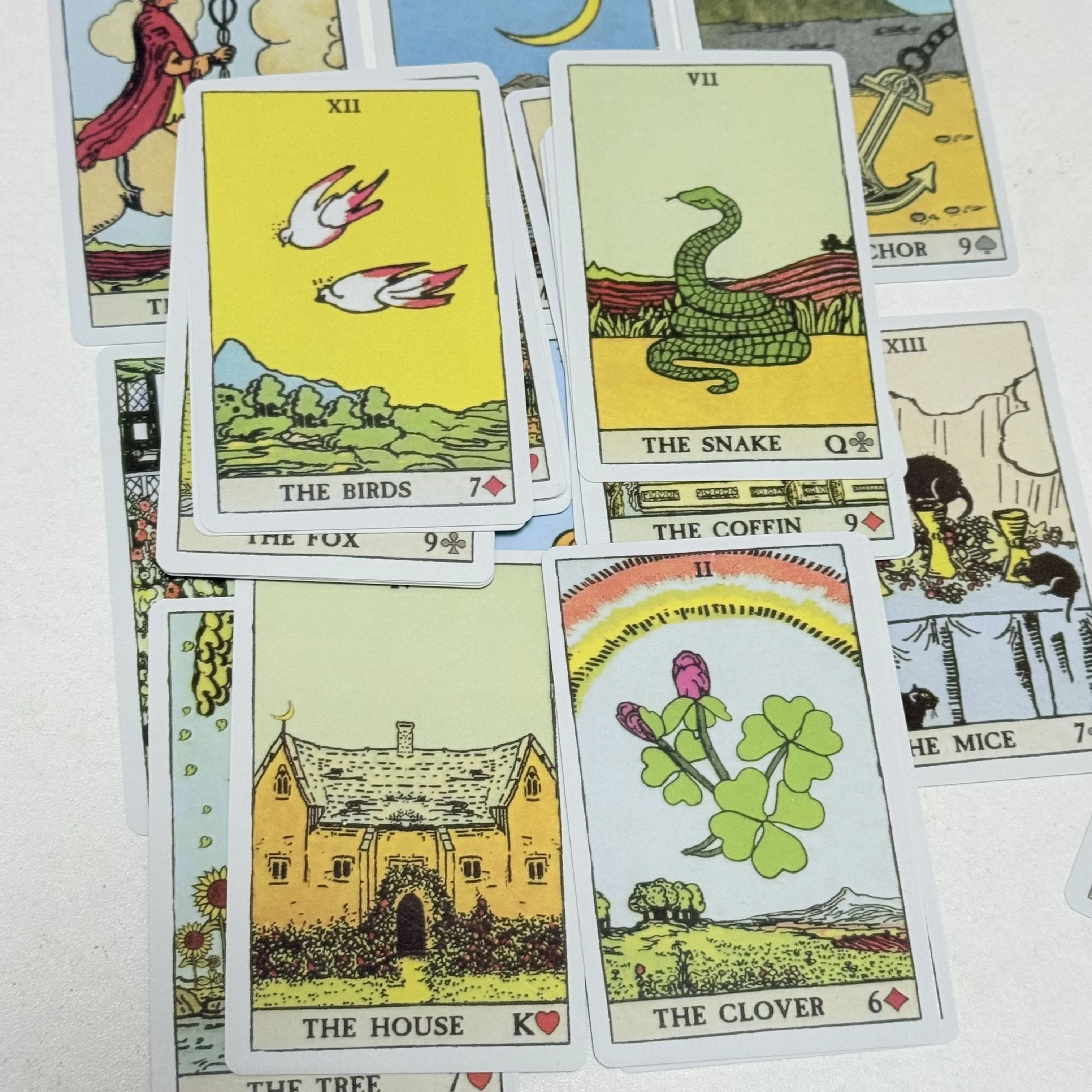 بطاقة لينورماند مذهلة من بيكسي 9*6 سنتيمتر الإنجليزية 36 أوراكل سطح السفينة ألعاب بطاقات التارو العرافة #4