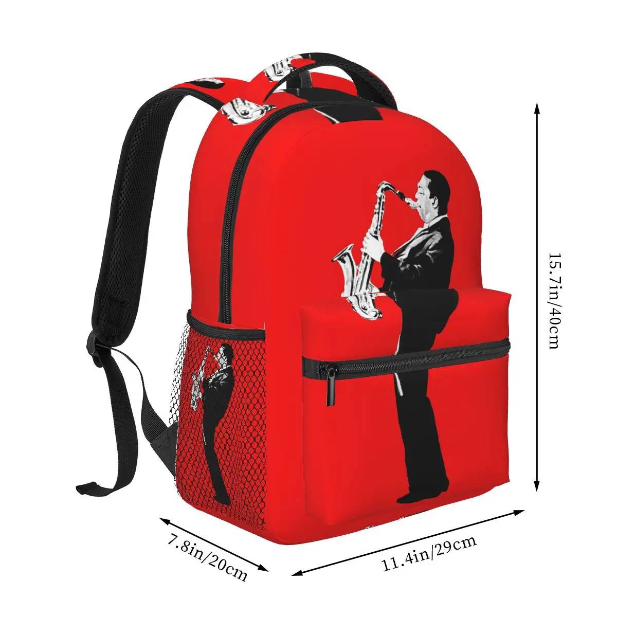 John Coltrane Backpack Student Boys Girls BookBag Kids School Bag Computer Shoulder Bags for Men Women