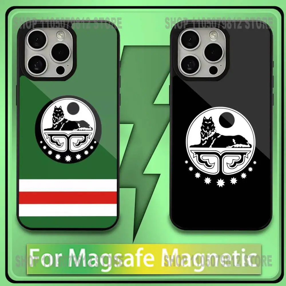 

Chechen Coat Of Arms Phone Case For iPhone17,16,15,14,13,12,11,Plus,Pro,Max,Mini Soft Magesafe Magnetic Wireless Charge