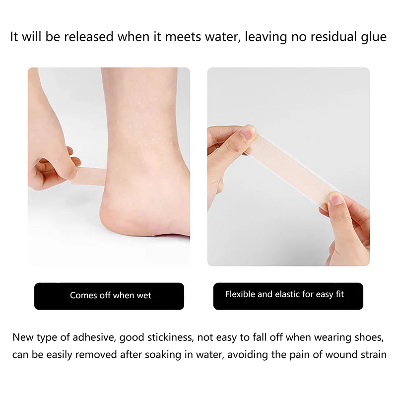 1Roll Silicone Anti Wear Stickers Heel Anti Friction Sticker Tape Wear-Resistant Foot Protection Sticker Shoe Accessories