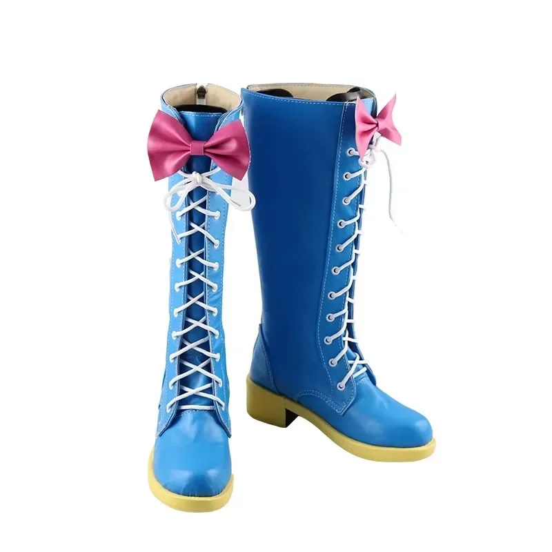 New 2025 Little Pony Cosplay Pinkie Pie Boots Halloween Carnival Custom Made Shoes wat158