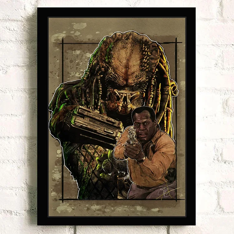 Classic Retro Sci-fi Thriller Old Movie Poster AVP: Alien Vs. Predator Home Decor Canvas Painting Decoration Wall Decor Posters