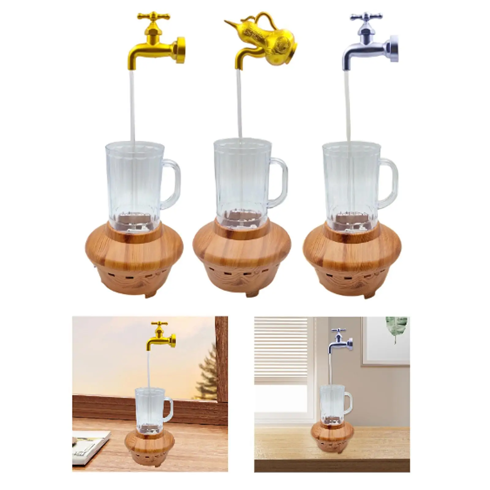 Tabletop Waterflow Decoration Feng Shui Water Fountain for Stage Performance
