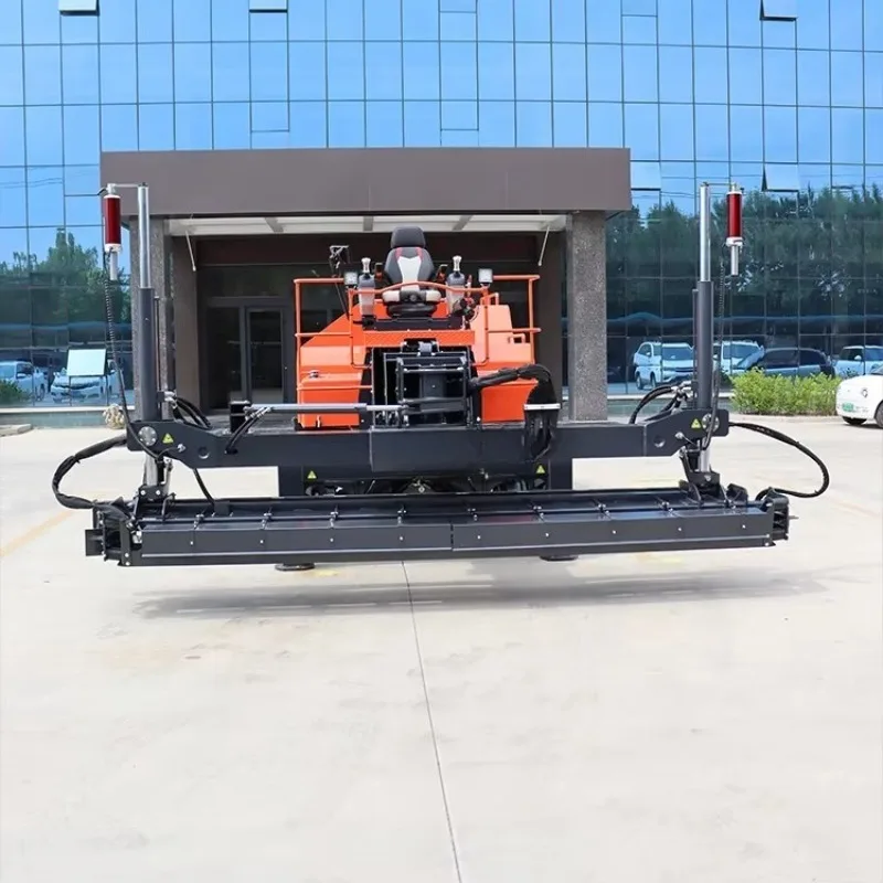 Laser Screed Leveling Machine Construction Concrete Screeder Engine Powered High Efficiency Unlimited Extension Covers Screeder