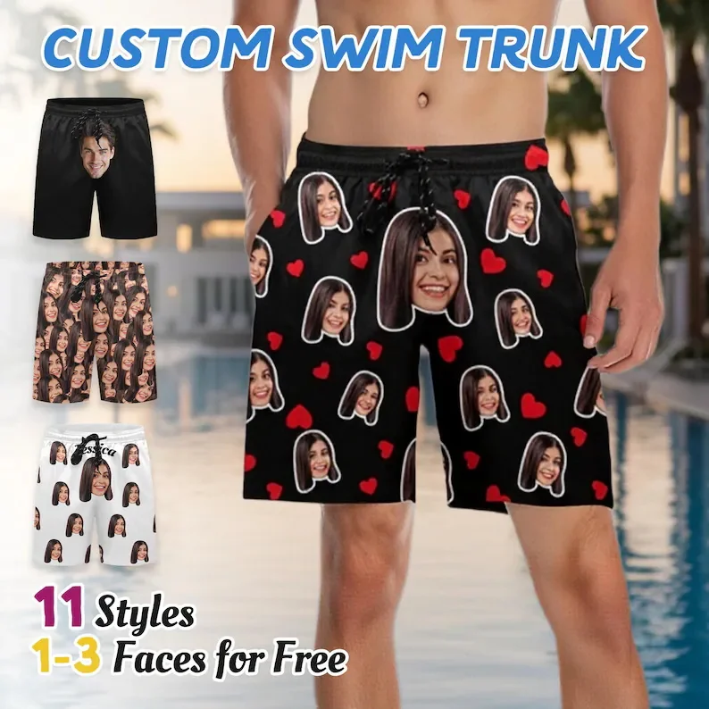 

Мужские пляжные шорты с индивидуальным дизайном, с принтом цветка гибискуса, быстросохнущие, свободного кроя, для отдыха, в подарок