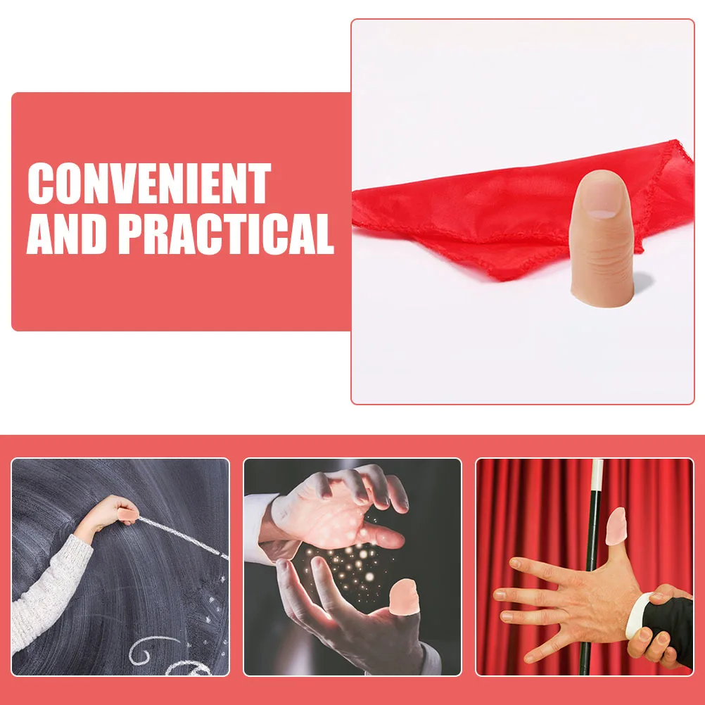 3 مجموعات وشاح حريري الدعائم وهمية إصبع خدعة وشاح لمرحلة الأداء حفلة الدعامة شعوذة الرقص للتحايل التبعي #4