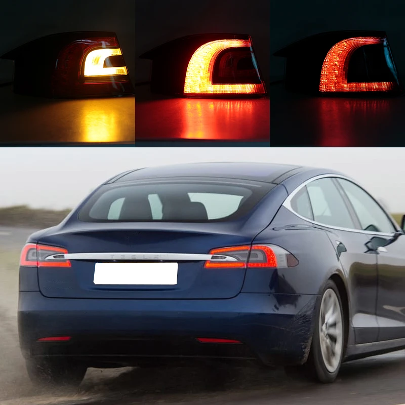 new Tail Light For Tesla Model S 2016 2017 2018 2019 2020 LED Turn Signal Light Brake Parking Lamp Driving Lamp 600591800
