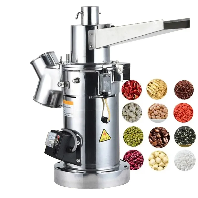 Automatic Stainless Steel Corn Mill Machine Pepper Powder Black Pepper Grinder Sprayer Machine