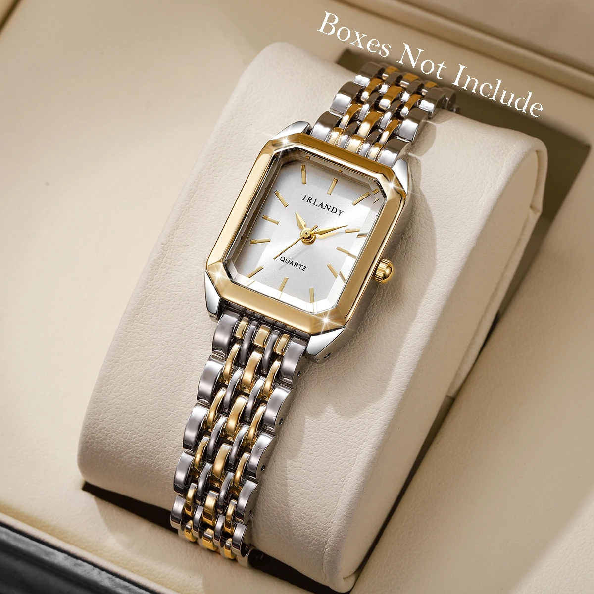 

Fashion Rectangle Women Watches Steel Strap Ladies Quartz Wrist Watch Reloj Mujer Girls Clock Gift(Without Box)