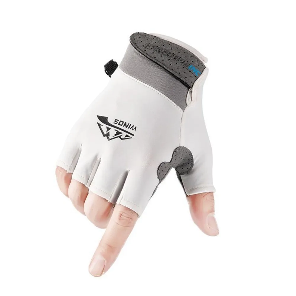Touch Screen Ice Silk Gloves Anti-uv Breathable Armguard Highly Elastic Riding Driving Gloves Outdoor Sports