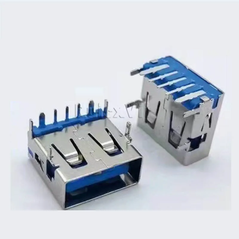 5 قطعة OPPO/VOOC فلاش تهمة 5Pin أنثى منفذ USB 5A عالية الحالي 90 درجة مجلس 4-Pin أفقي متعدد الألوان اختياري