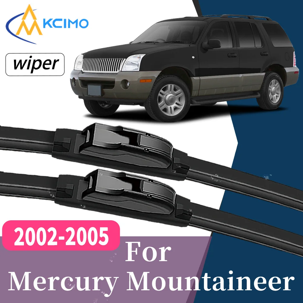 

2Pcs High Performance Front Windscreen Wiper Blades For Mercury Mountaineer 2002-2005 Long Lifespan Windshield Replacement Kit