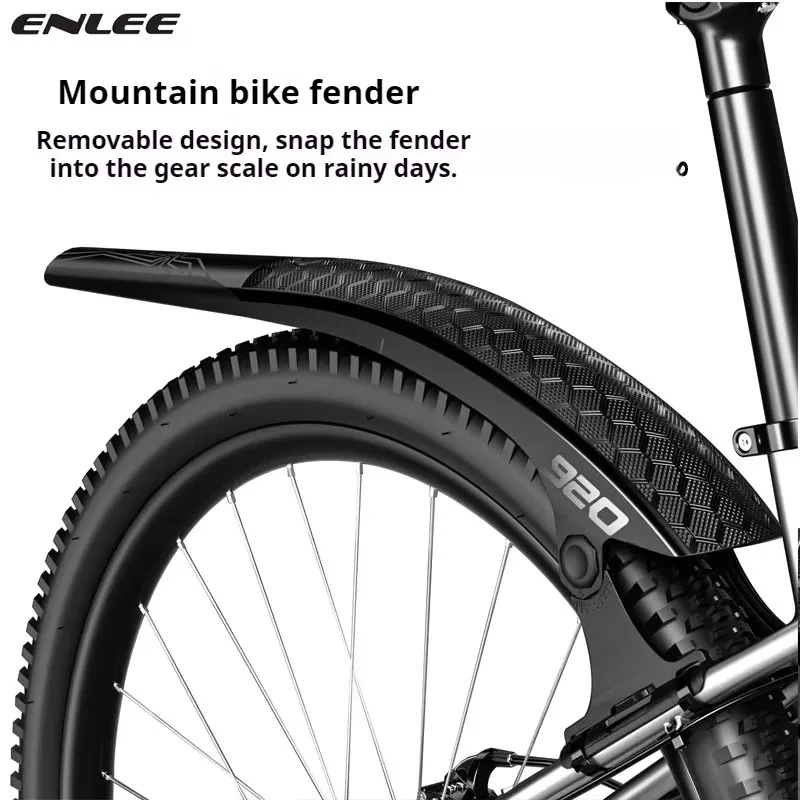 ENLEE Mountain Bike Fender Speed ​​Down Bike Fender Mountain Bike Extended Wide Fender Riding Accessories