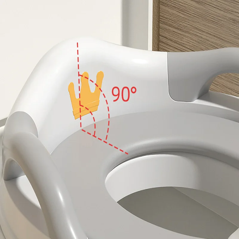 Portable Baby Potty Training Seat For Boys Girls With Handles Fits Round & Oval Toilets Non-Slip With Splash Guard Children's WC