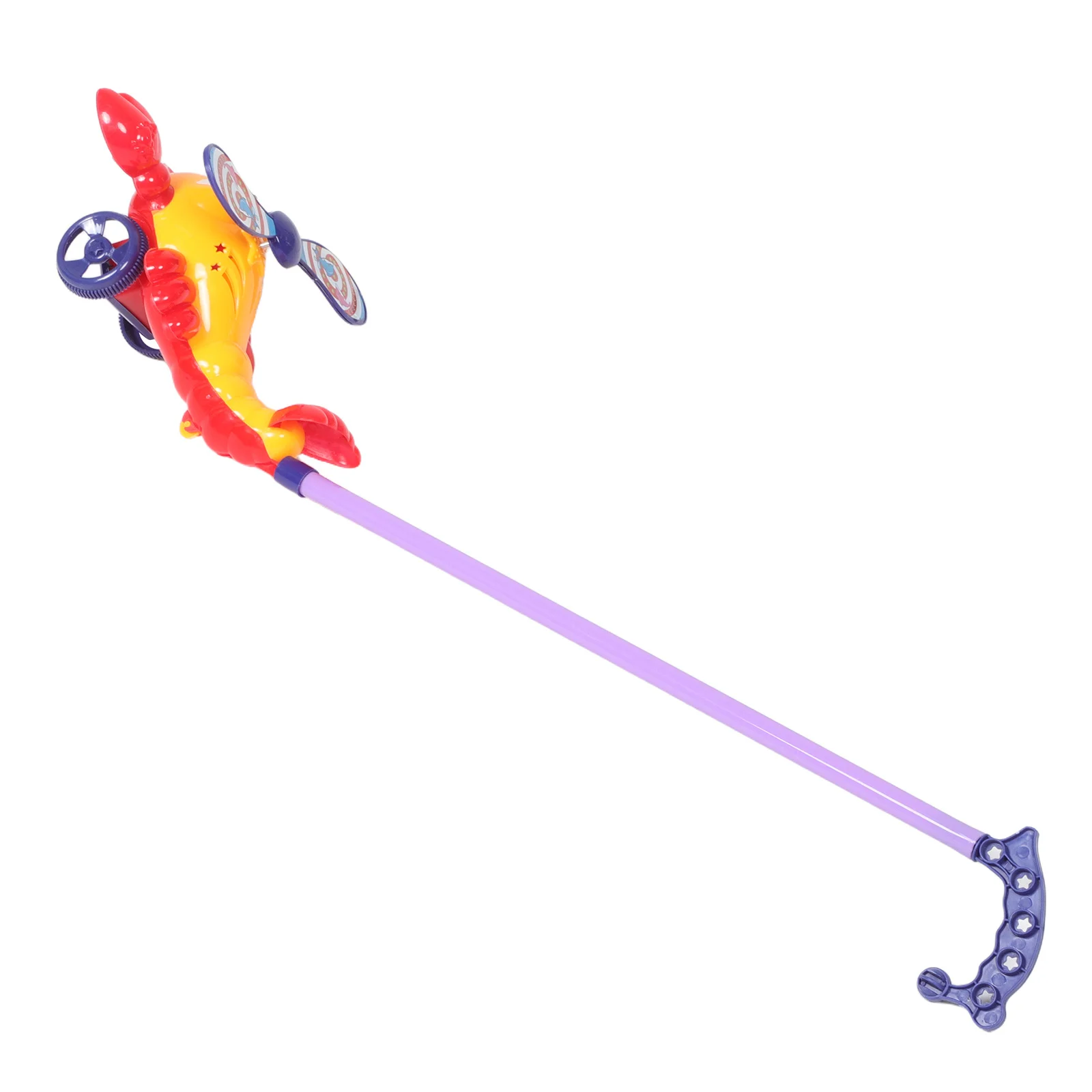 Bébé dessin animé homard Push Pull aide à la marche développement équilibre soutien enfant en bas âge marcheur intérieur extérieur tirer le long de la marche jouet