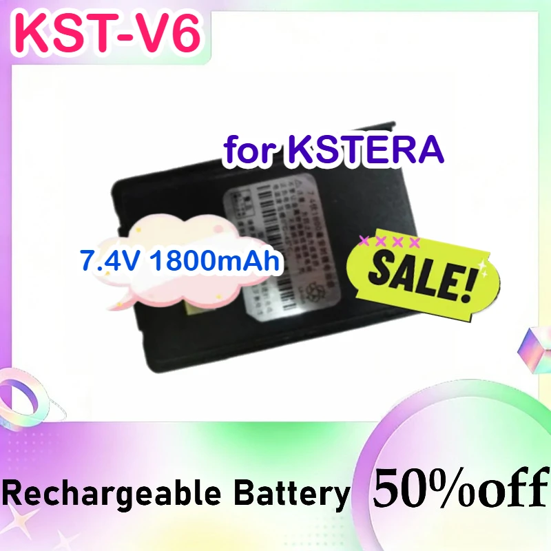 

7.4V 1800mAh KST-V6 for KSTERA Walkie Talkie Rechargeable Two-Way Radio Battery