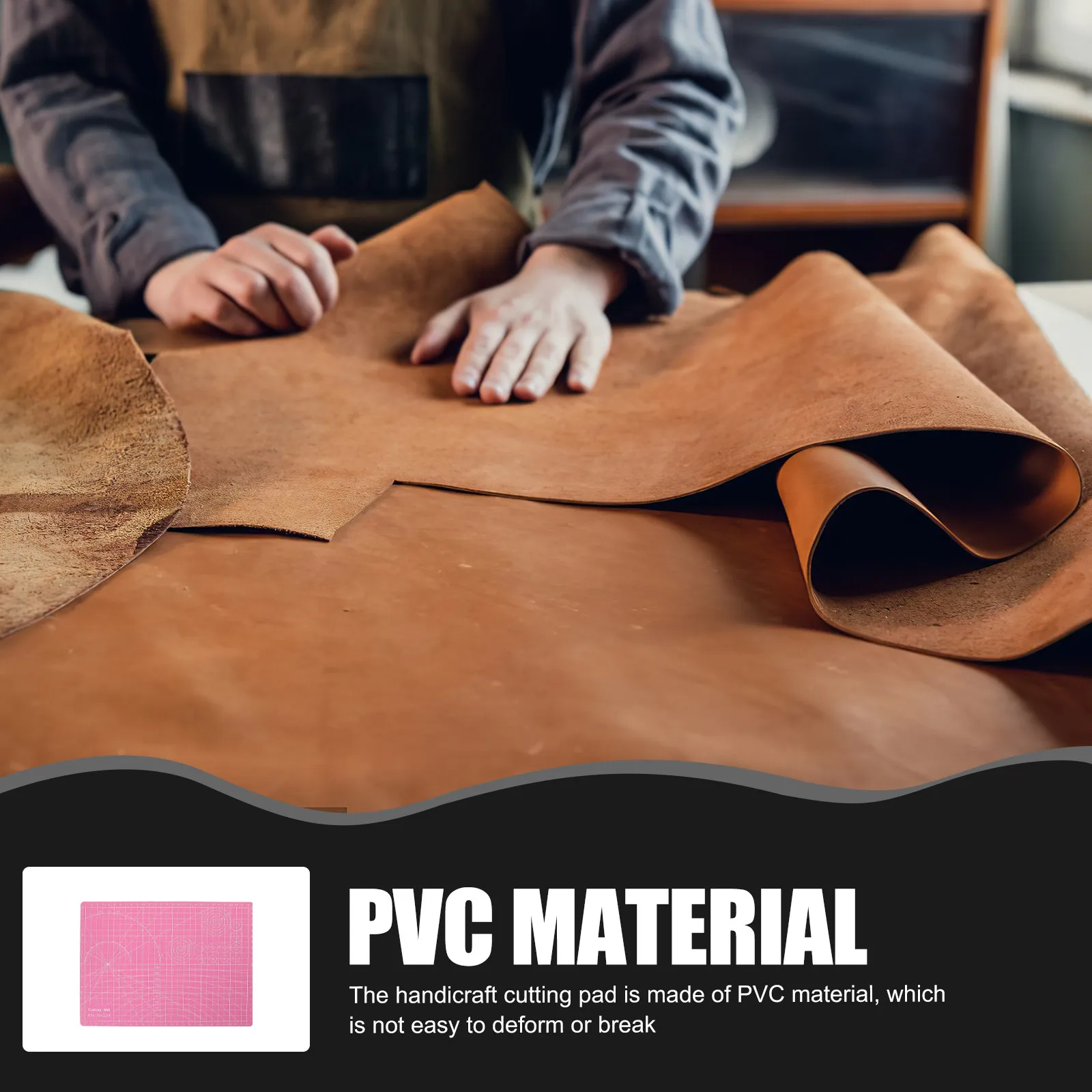 

2 шт. профессиональных ПВХ-ковриков для гравировки и резки, нескользящие, с гладкой поверхностью, для поделок, скрапбукинга, шитья, квилтинга, художественной гравировки