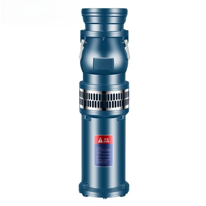 Oil-immersed submersible pump, oil-immersed pump, large-flow farmland irrigation, high-pressure submersible pump 380v