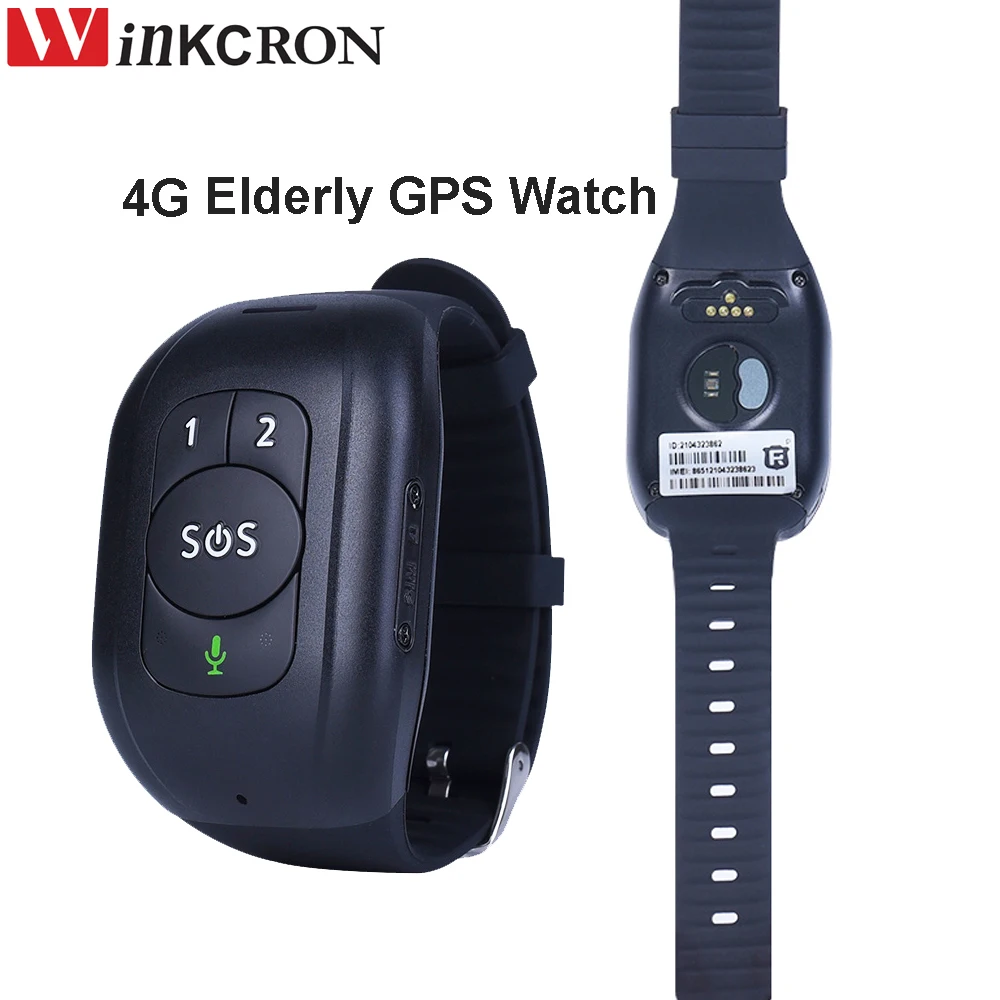 

Best Elderly Kids 4G GPS Tracker V48 SOS Button Wristband Emergency Alarm GPS Tracking Heart Rate Blood Pressure Monitor