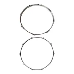 14 Inch 8 Hole Hoops Snare Drum Batter Drum Percussion Accessories Heavy Duty