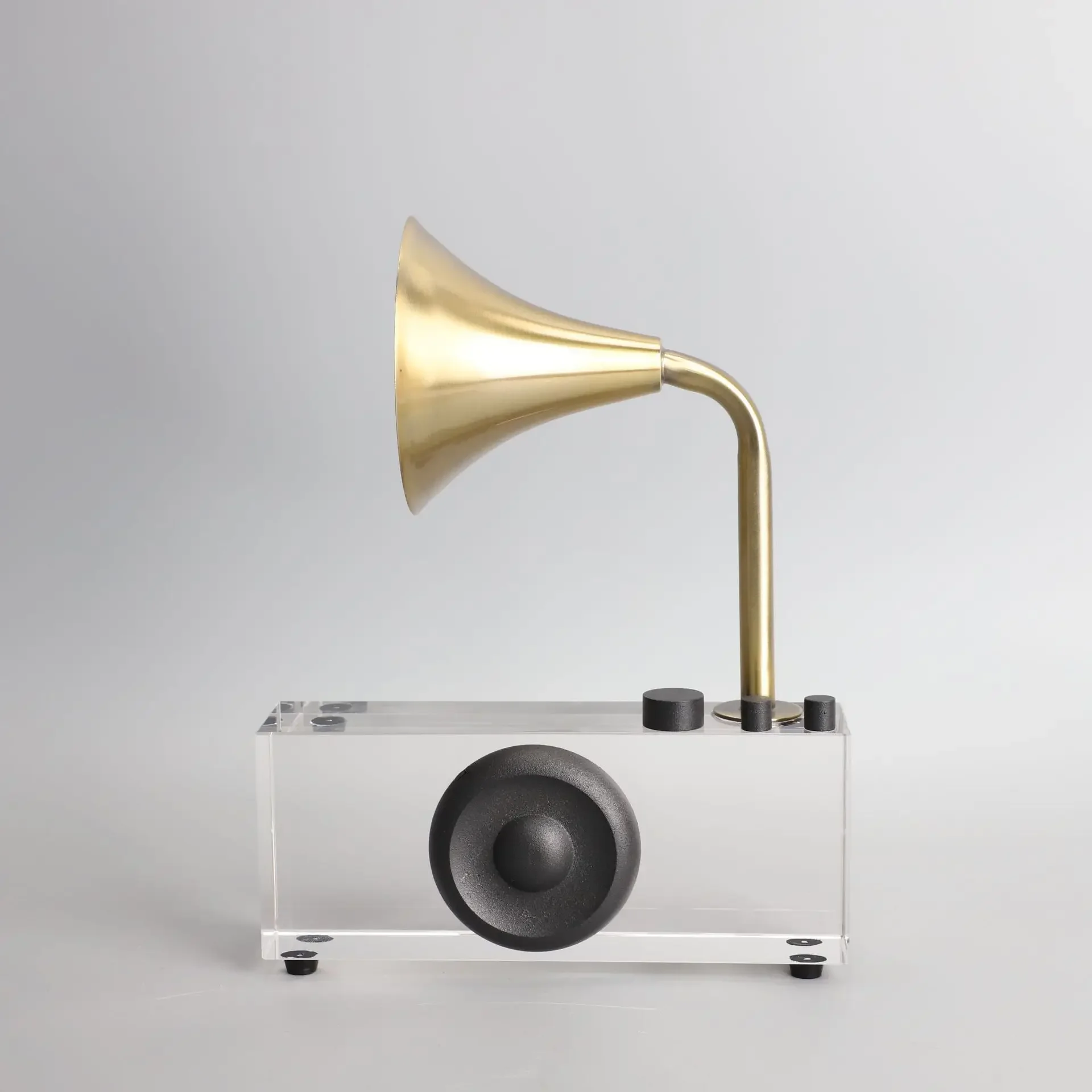 New Chinese creative crystal speaker, broadcasting machine ornament, model house,  soft decoration