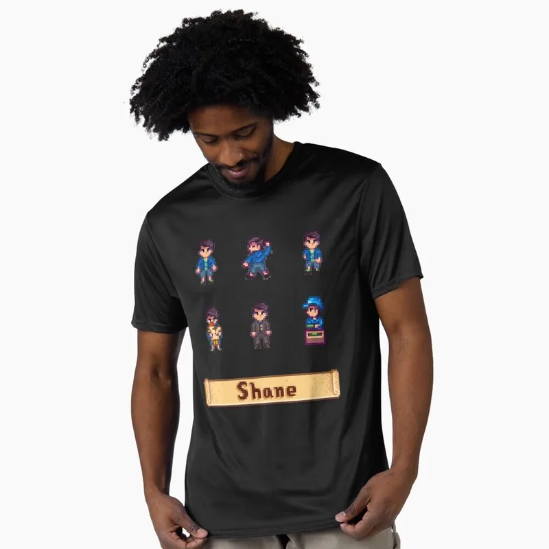 Cute Stardew Valley Videogame Gift t shirt for RPG Gamer 100% cotton Short sleeve Graphic Clothes Cartoon tee US Size S-6XL