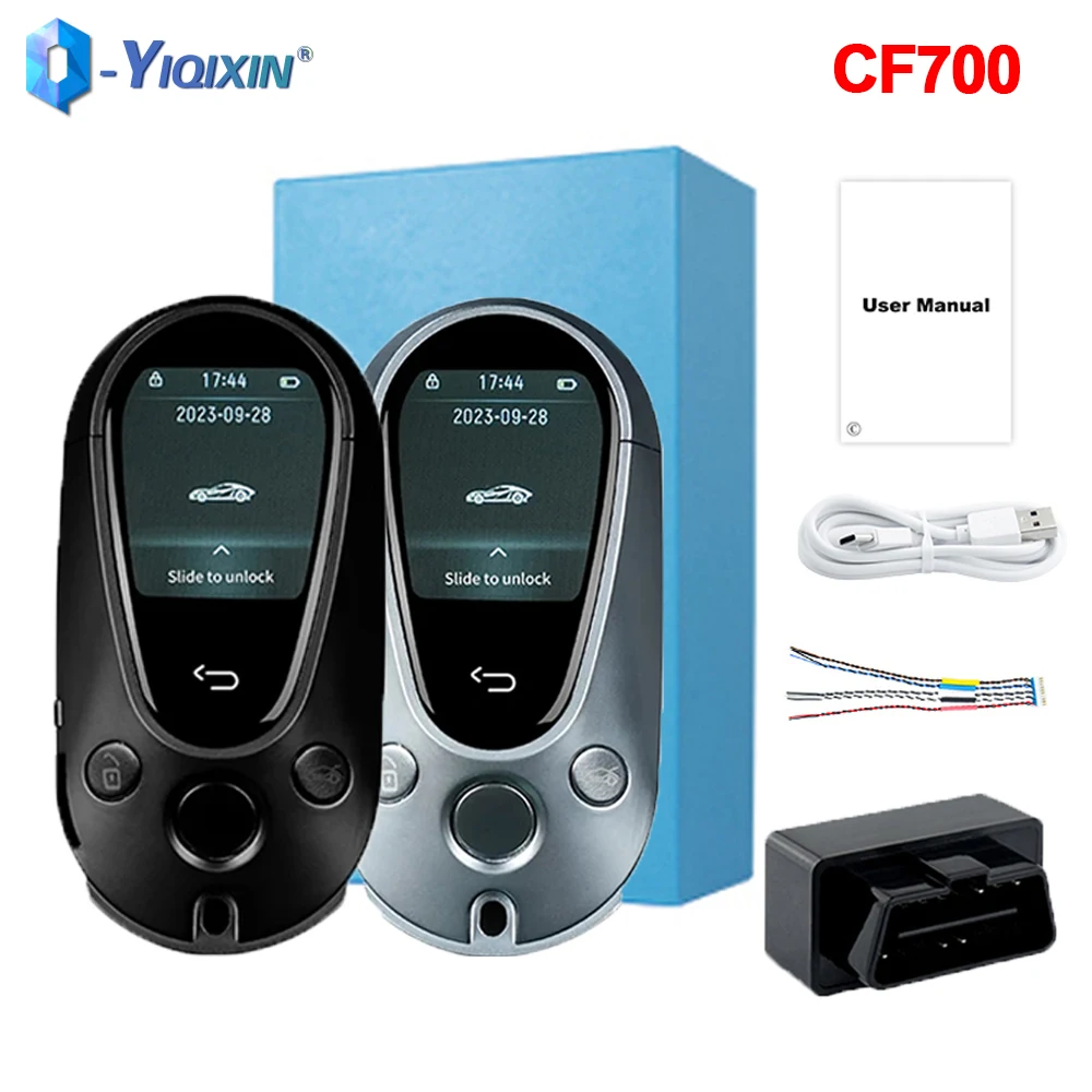 

CF700 Modified Universal LCD Screen Smart Remote Car Key For Hyundai Toyota Porsche Land Rover Jaguar Nissan Ford Fiat Peugeot