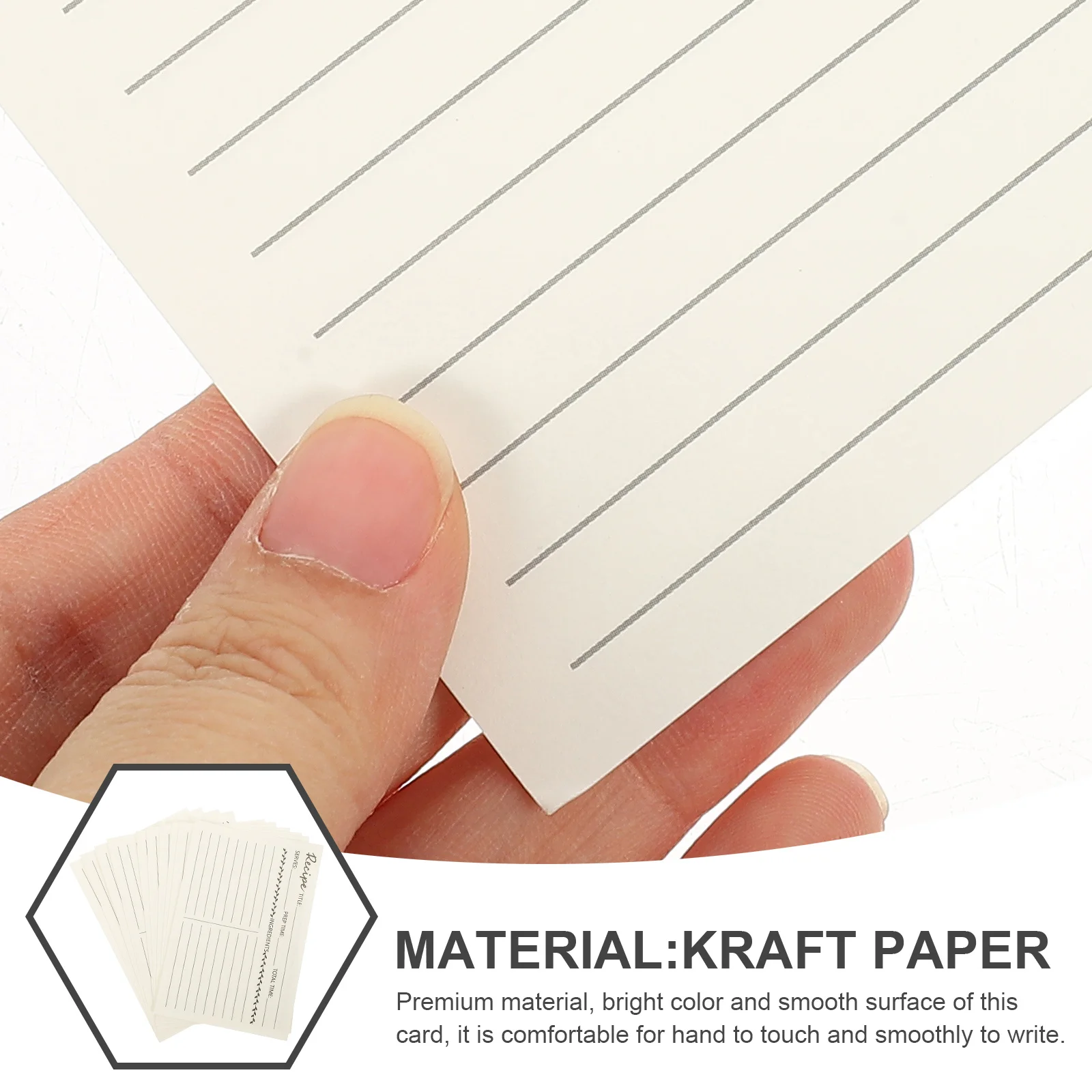 10Pcs Recipe Cards Creative Design Premium Food Note Sheets Household Recipe Paper Kitchen DIY Cooking Note Cards