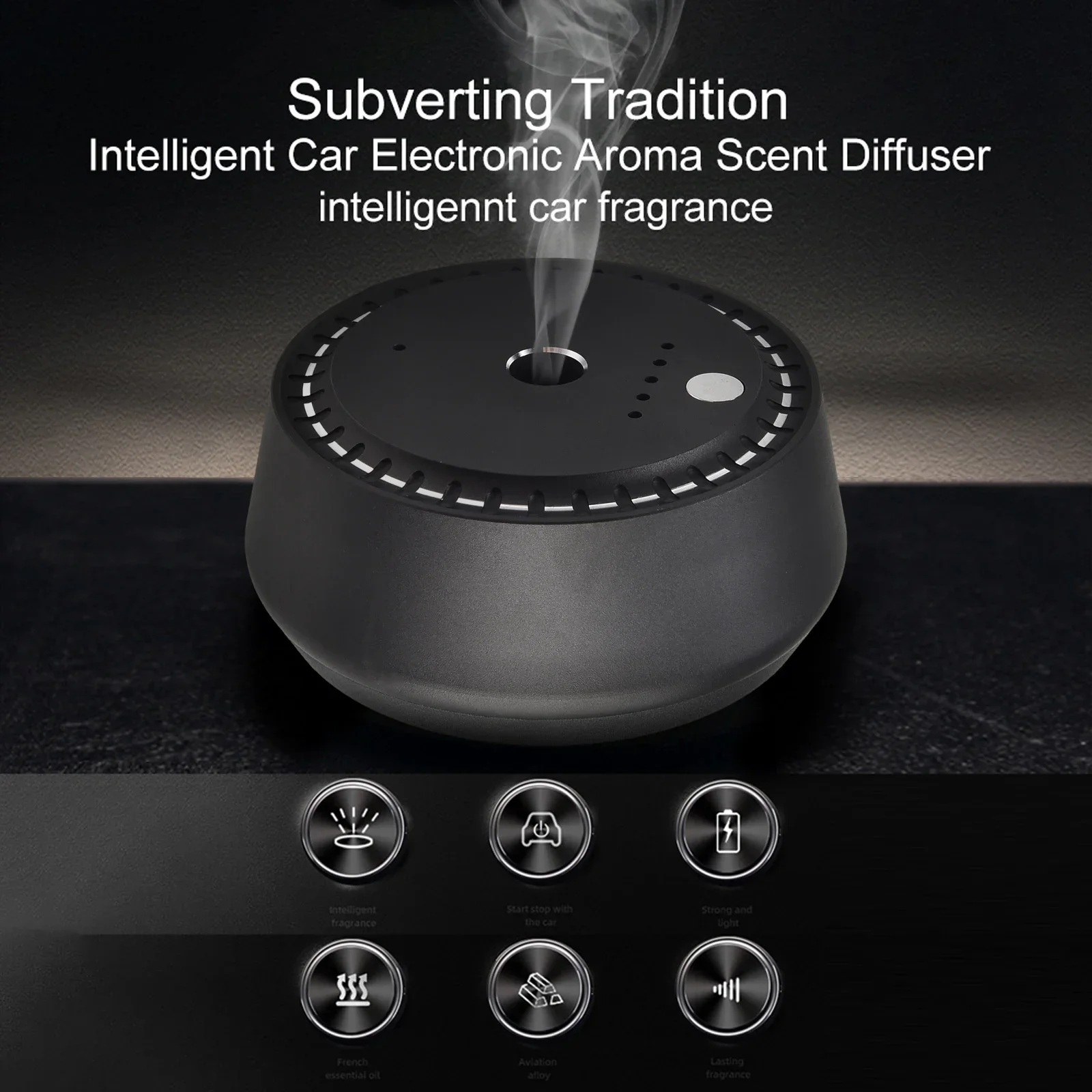 

1 Set Intelligent Car Scents Aromas Machine Fragrance Diffuser Freshener Elegantly Designed Mini- Perfume Machine Multiple Gear