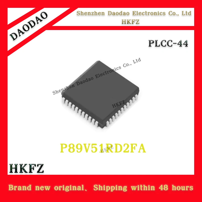

P89V51RD2FA PLCC-44 8 bit micro embedded microcontroller chip RAM new original