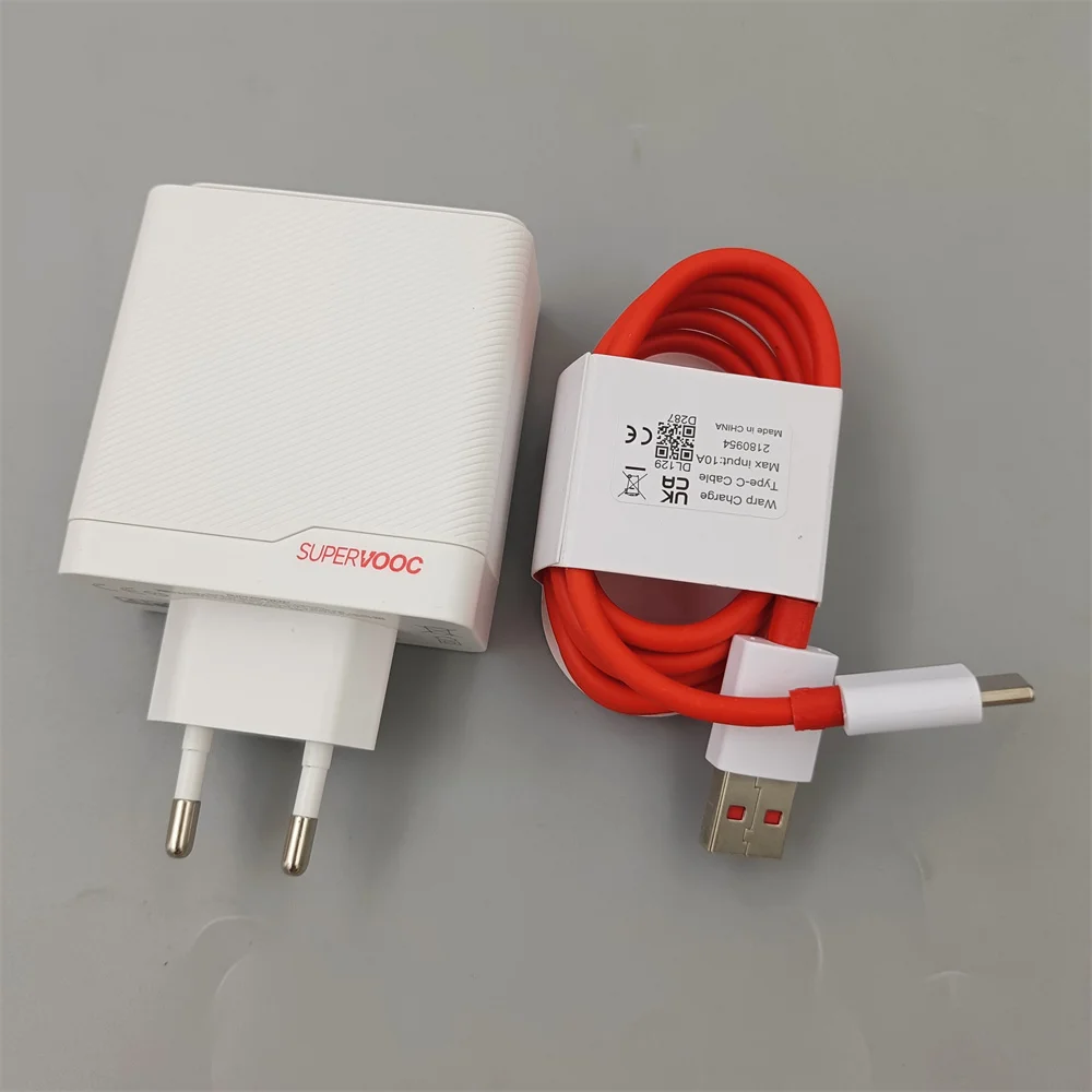 Original Oneplus 100W Charger Dual Port SuperVOOC Fast Charge Power Adapter USB A+10A Type C For OnePlus 13 12 11 10 ACE 3 2 Pro - náhled 6