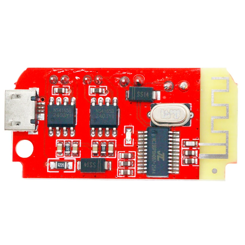 CT14 마이크로 4.2 스테레오 블루투스 파워 앰프 보드 모듈 5VF 5W + 5W 미니 충전 포트와 유휴 사운드 박스 재 조립