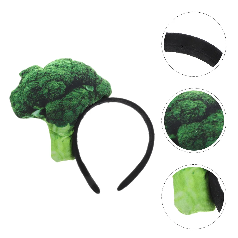 2 Pcs Unique Headbands Vegetable The Outfit Hair Accessories Party Decorations Child