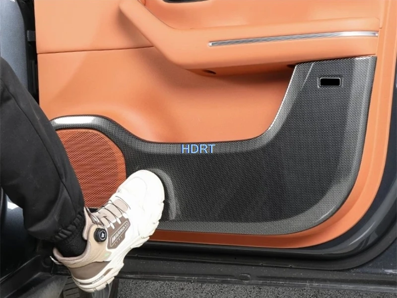 Car Styling Door Anti Kick Plate Dust Proof Cover Protector Decoration Accessories Interior Sticker For Leapmotor C16 C10 2024 +