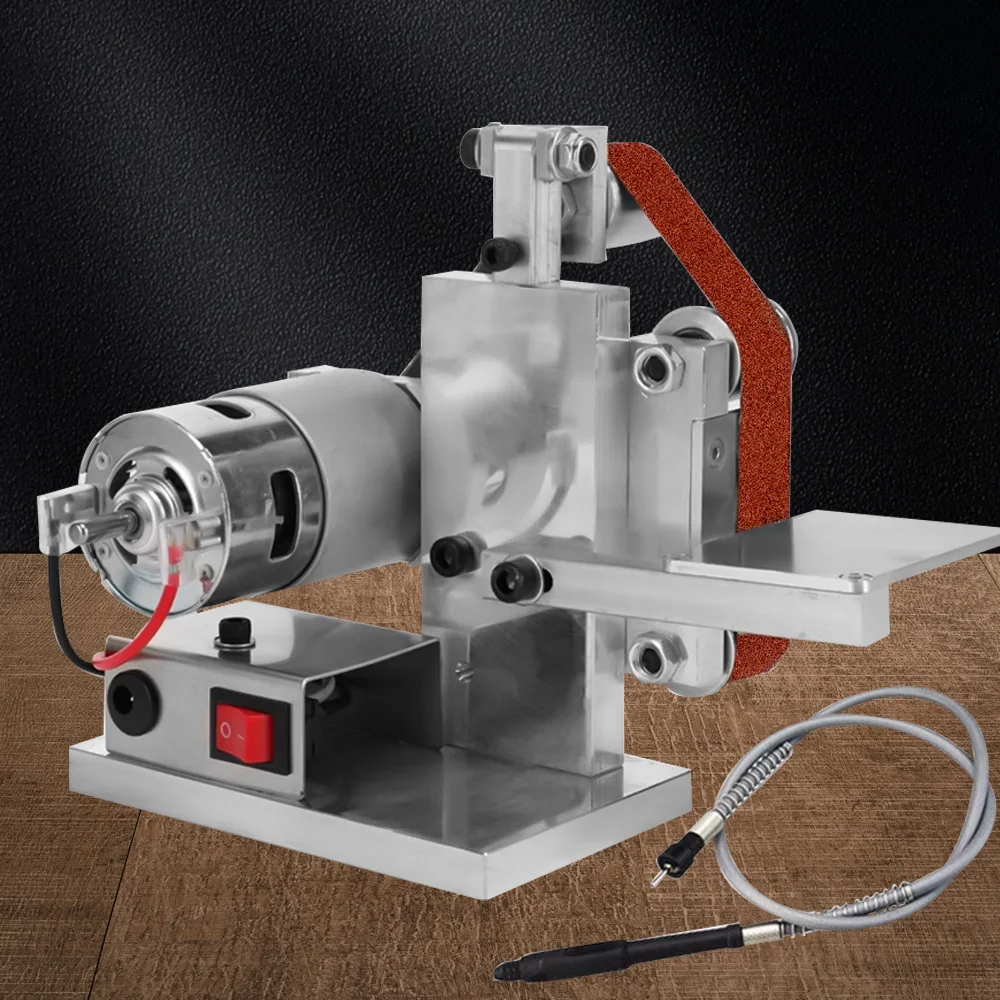 

Мини-электрическая ленточная шлифовальная машина для полировки и заточки кромок, многофункциональный регулируемый инструмент для деревообработки