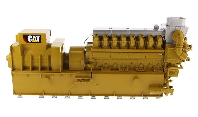 Modelo coleccionable a escala fundida, réplica de juguete DM, Nor-scot 1:25 Cater pillar Cat CG260-16, generador de Gas, maquinaria de motor 85287C