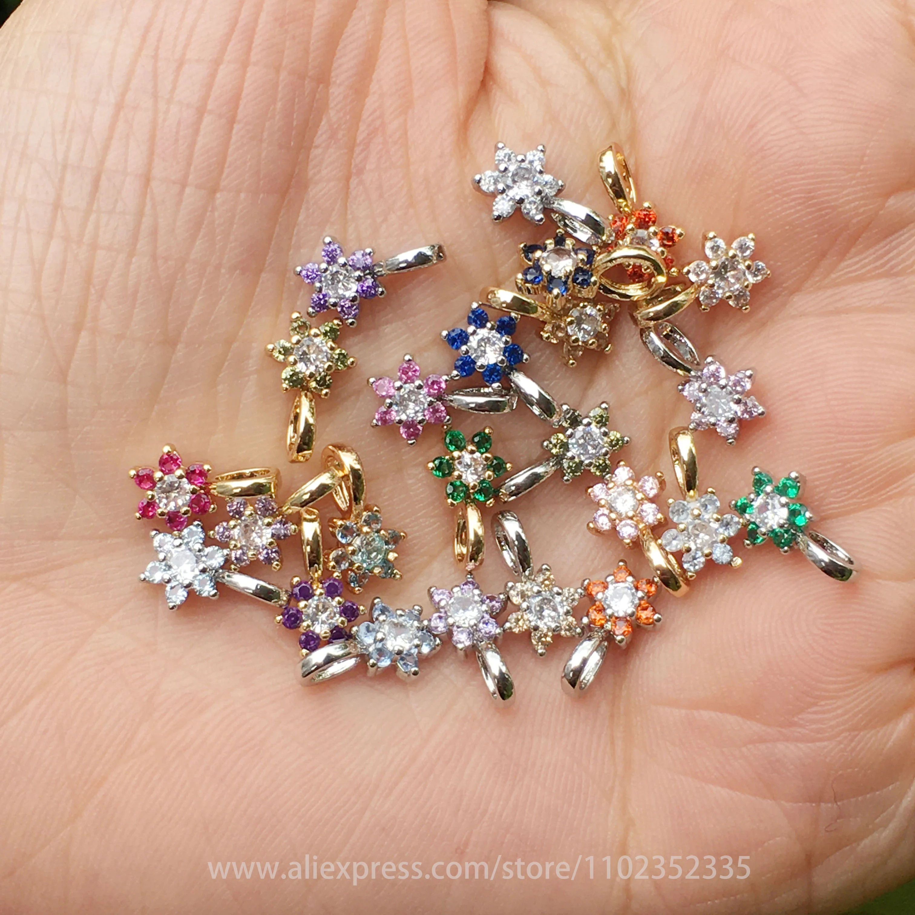 

10 шт./компл., модные аксессуары «сделай сам», ювелирные изделия, красочные 12 камней, кулон, ожерелье, цветной циркон, красочное женское ожерелье, подарок