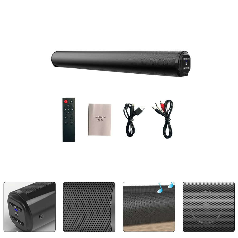 

Speaker External Soundbar Mini Metal Pvc Wireless Loudspeaker Computer