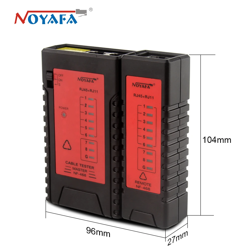 NOYAFA NF-468 Cable Continuity Test Check RJ11 RJ45 Cable Quickly Detect Multifunctional Automatically Tests