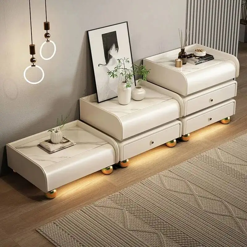 

Wooden Nightstands Modern European Organizer Organiser Brown Unique Nightstands Bedroom Storage Table De Chevet Home Furniture