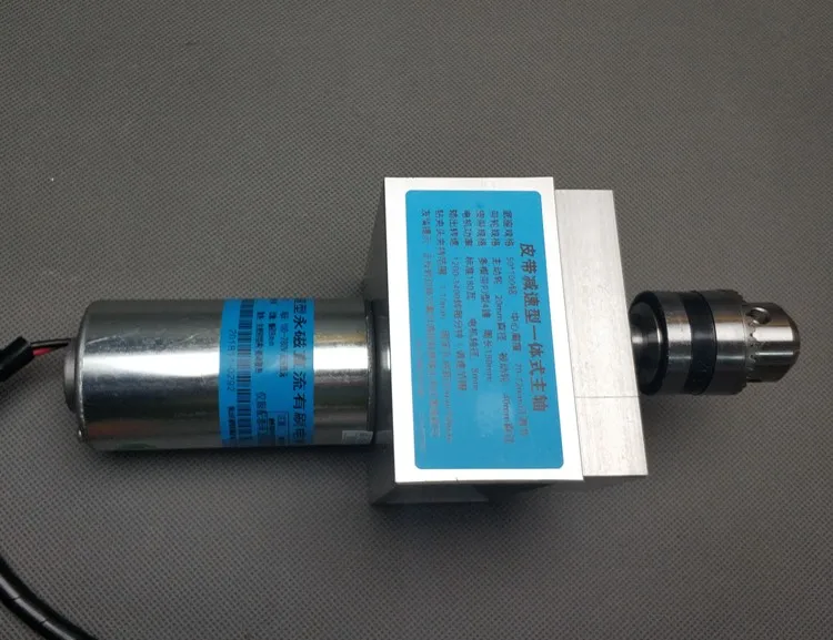 Tipo de redução da correia linha do eixo de uma peça de cabeça da máquina de perfuração sem tabela de energia viu o eixo da cabeça de broca 180 watts 350 watts